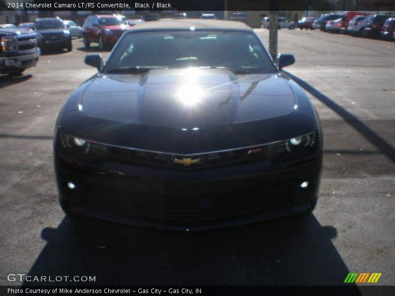 Black / Black 2014 Chevrolet Camaro LT/RS Convertible