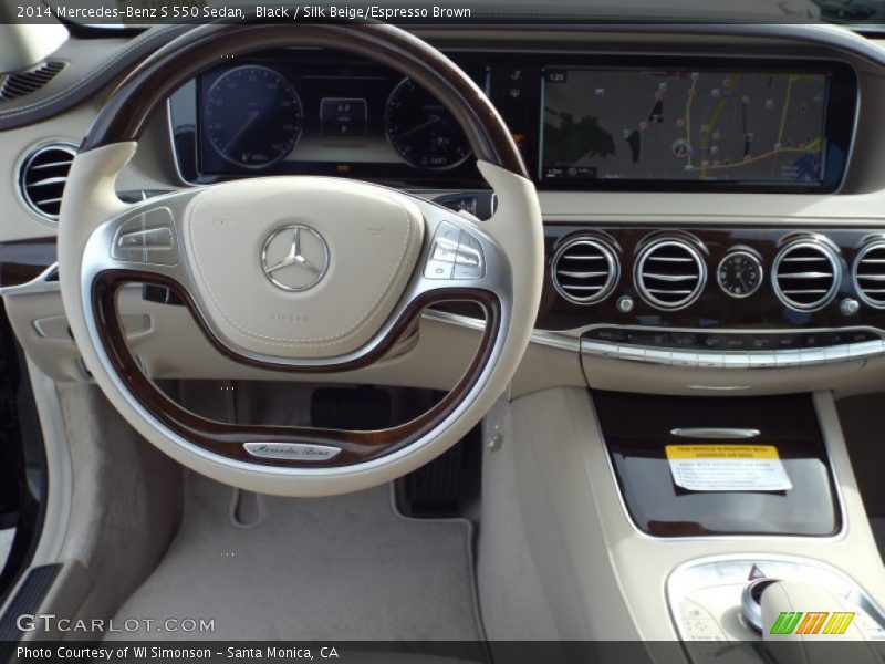 Dashboard of 2014 S 550 Sedan