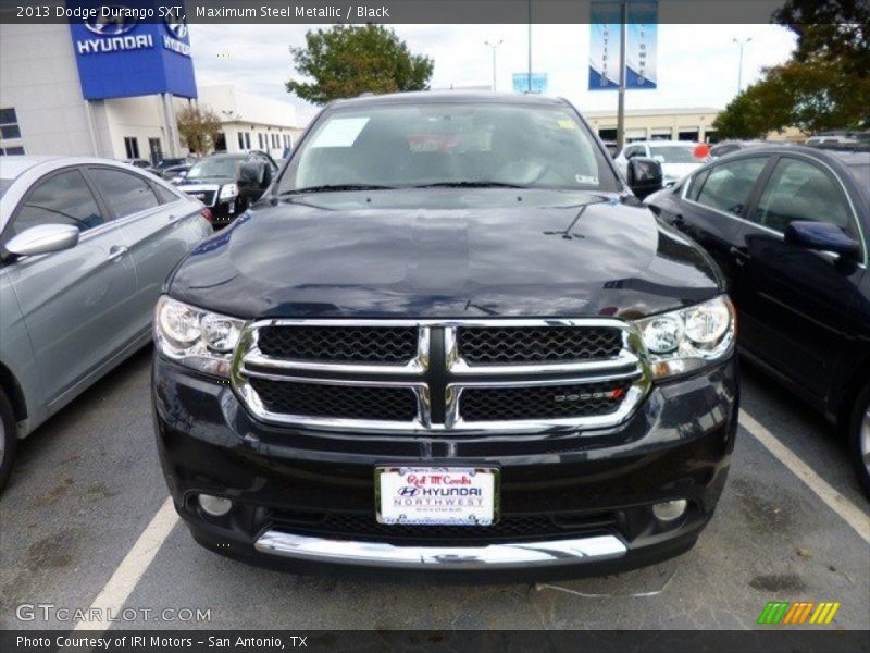 Maximum Steel Metallic / Black 2013 Dodge Durango SXT