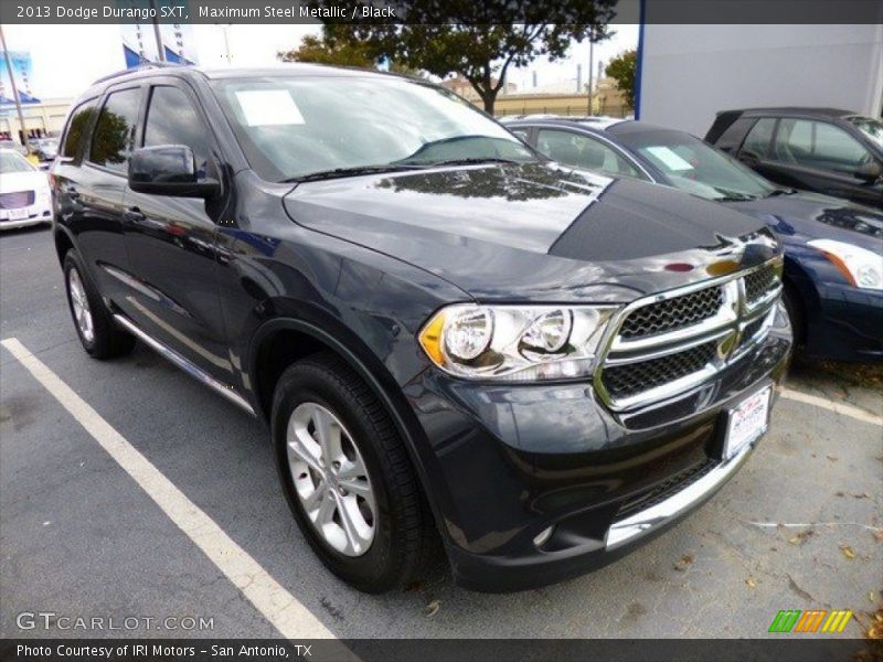 Maximum Steel Metallic / Black 2013 Dodge Durango SXT