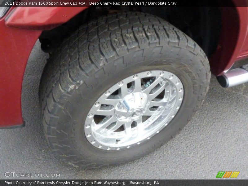Deep Cherry Red Crystal Pearl / Dark Slate Gray 2011 Dodge Ram 1500 Sport Crew Cab 4x4