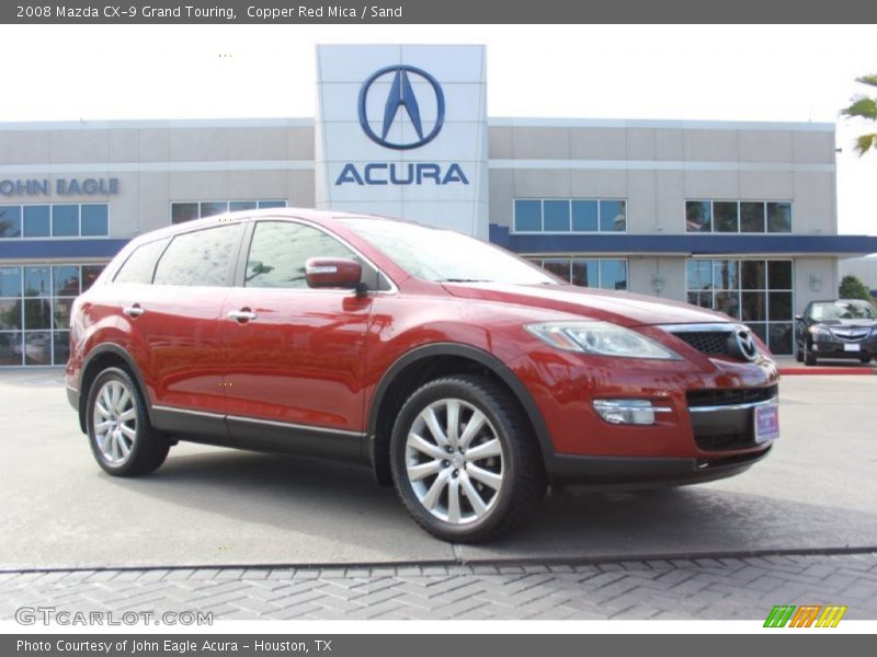 Copper Red Mica / Sand 2008 Mazda CX-9 Grand Touring