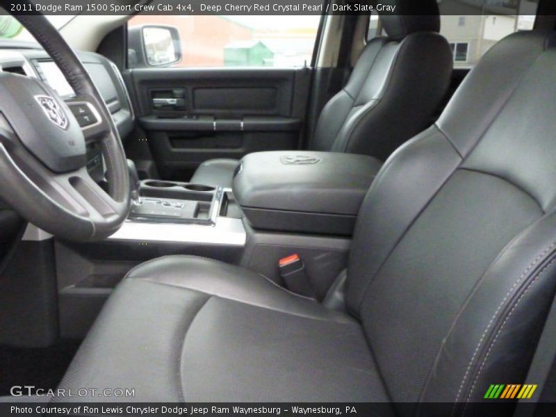 Deep Cherry Red Crystal Pearl / Dark Slate Gray 2011 Dodge Ram 1500 Sport Crew Cab 4x4