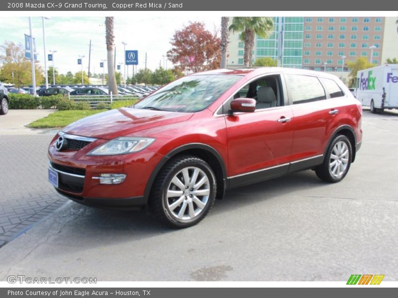 Copper Red Mica / Sand 2008 Mazda CX-9 Grand Touring