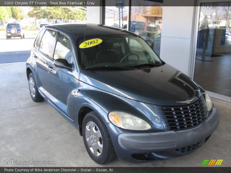 Steel Blue Pearlcoat / Gray 2002 Chrysler PT Cruiser
