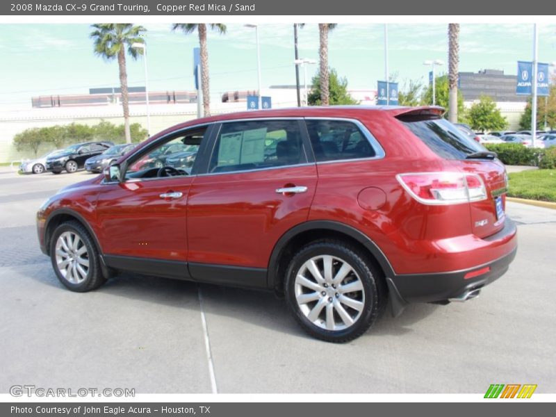 Copper Red Mica / Sand 2008 Mazda CX-9 Grand Touring