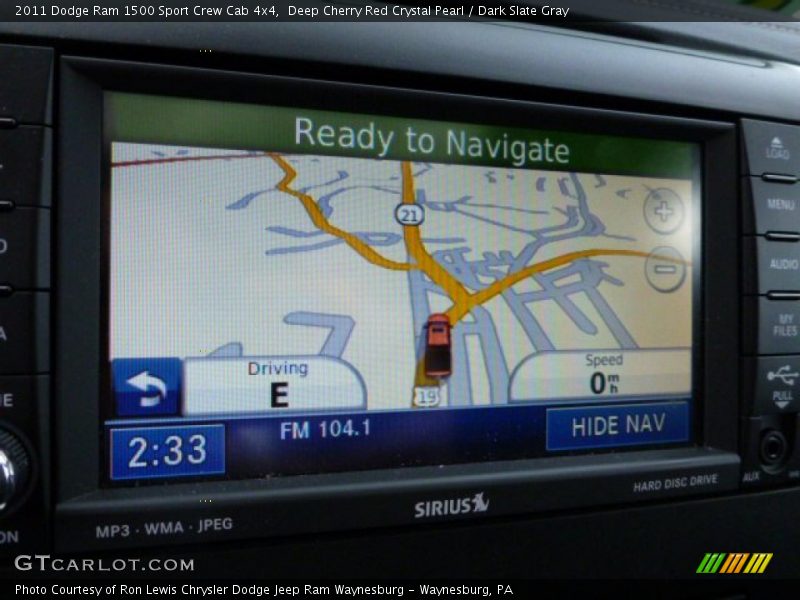 Deep Cherry Red Crystal Pearl / Dark Slate Gray 2011 Dodge Ram 1500 Sport Crew Cab 4x4