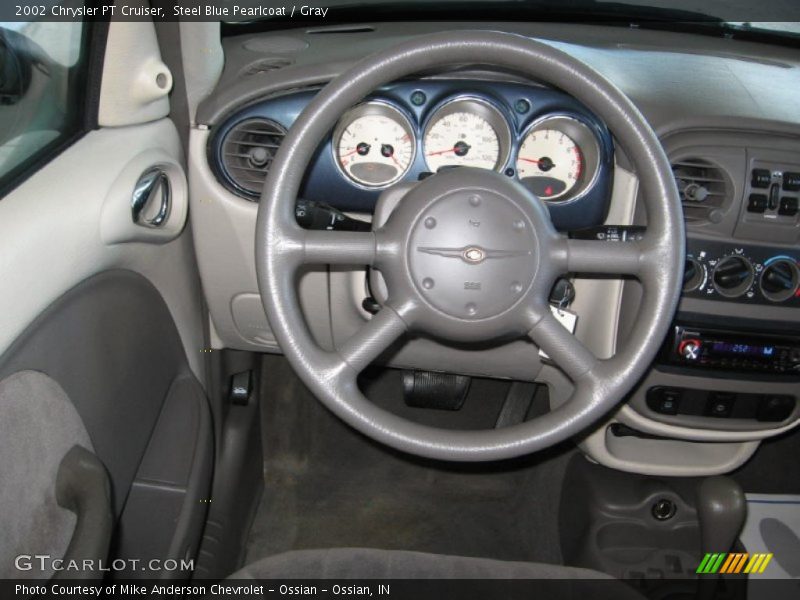Steel Blue Pearlcoat / Gray 2002 Chrysler PT Cruiser