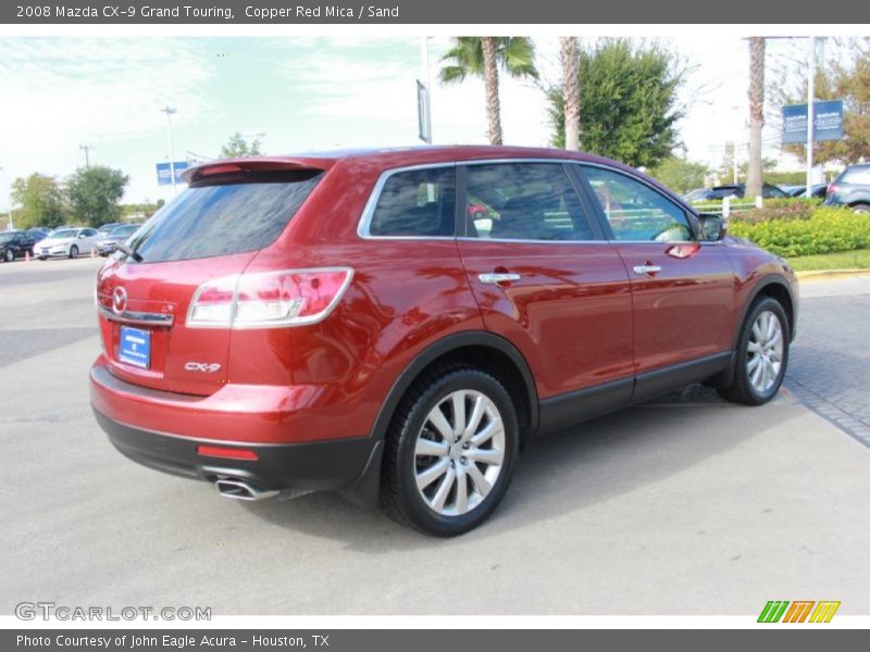 Copper Red Mica / Sand 2008 Mazda CX-9 Grand Touring