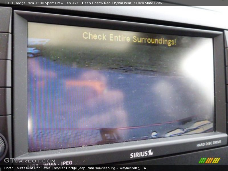 Deep Cherry Red Crystal Pearl / Dark Slate Gray 2011 Dodge Ram 1500 Sport Crew Cab 4x4