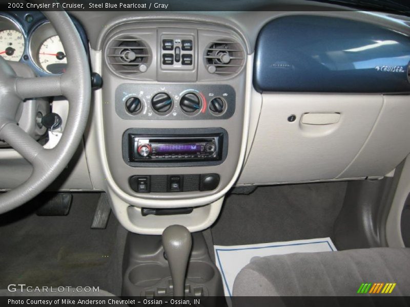 Steel Blue Pearlcoat / Gray 2002 Chrysler PT Cruiser