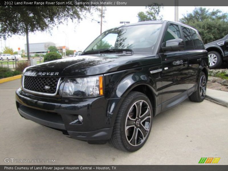 Santorini Black Metallic / Ebony 2012 Land Rover Range Rover Sport HSE