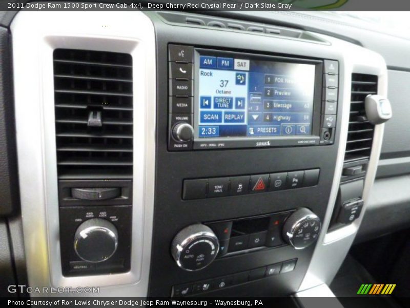 Deep Cherry Red Crystal Pearl / Dark Slate Gray 2011 Dodge Ram 1500 Sport Crew Cab 4x4