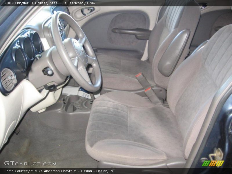 Steel Blue Pearlcoat / Gray 2002 Chrysler PT Cruiser
