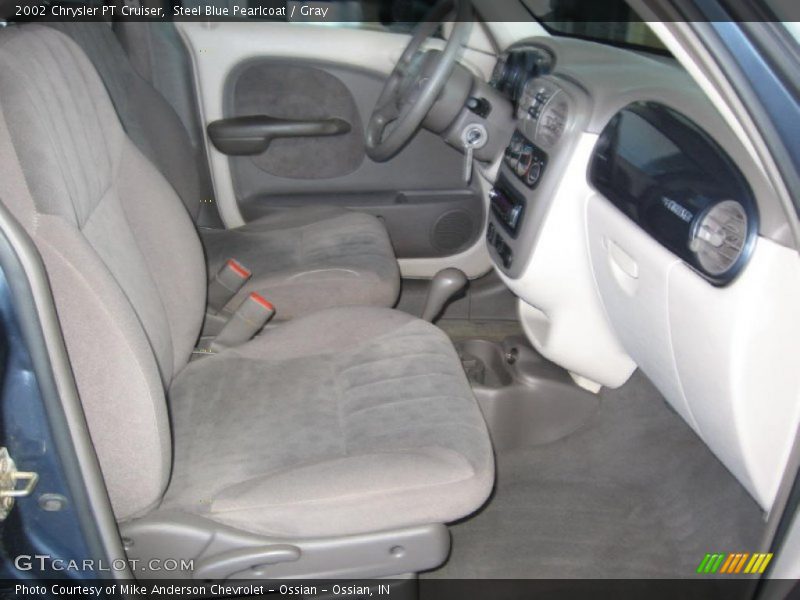 Steel Blue Pearlcoat / Gray 2002 Chrysler PT Cruiser