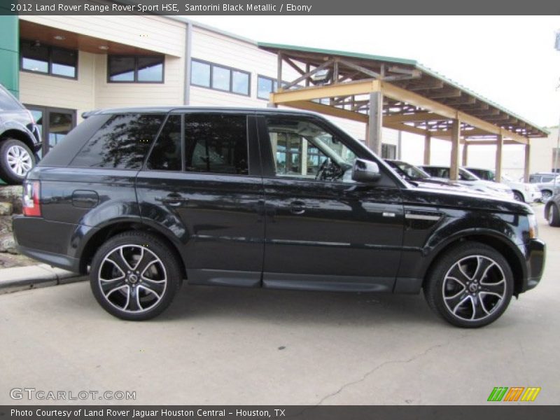 Santorini Black Metallic / Ebony 2012 Land Rover Range Rover Sport HSE