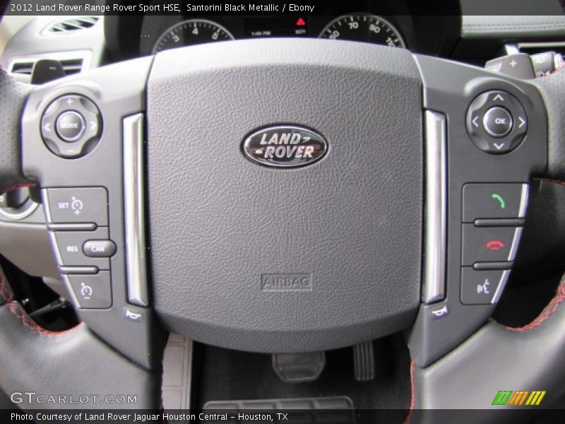Santorini Black Metallic / Ebony 2012 Land Rover Range Rover Sport HSE
