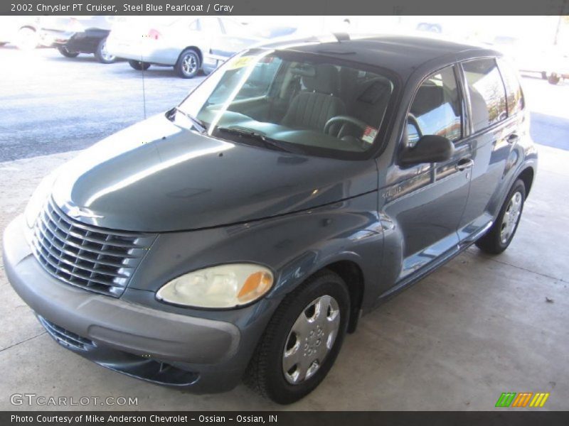 Steel Blue Pearlcoat / Gray 2002 Chrysler PT Cruiser