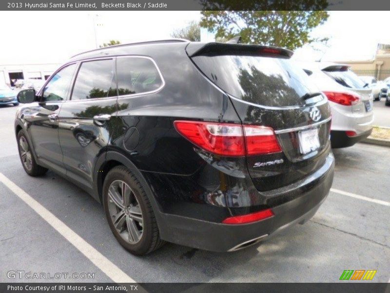 Becketts Black / Saddle 2013 Hyundai Santa Fe Limited