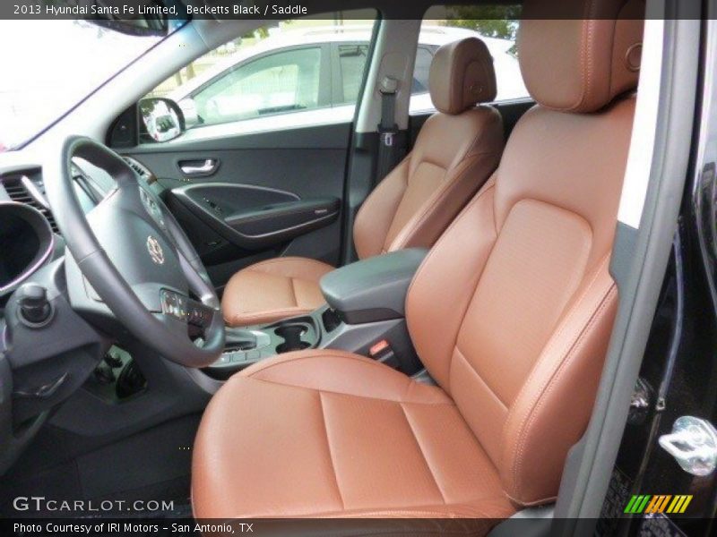 Becketts Black / Saddle 2013 Hyundai Santa Fe Limited