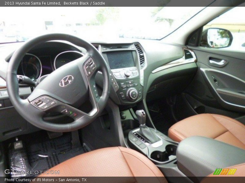 Becketts Black / Saddle 2013 Hyundai Santa Fe Limited