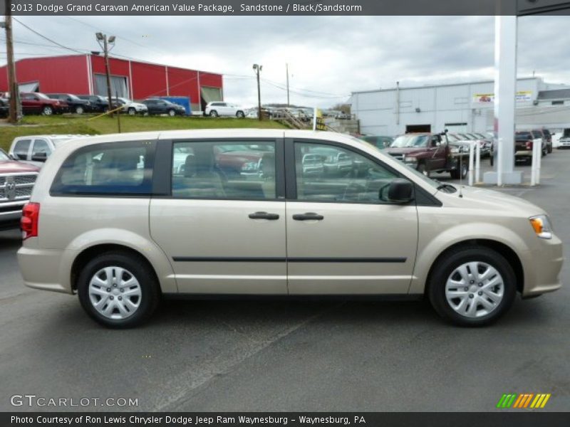 Sandstone / Black/Sandstorm 2013 Dodge Grand Caravan American Value Package