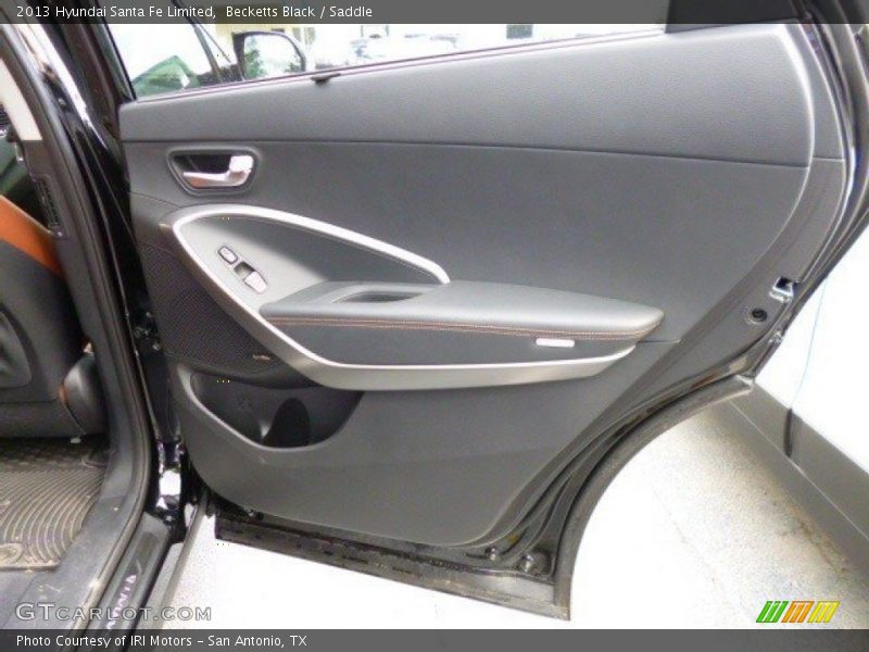 Becketts Black / Saddle 2013 Hyundai Santa Fe Limited