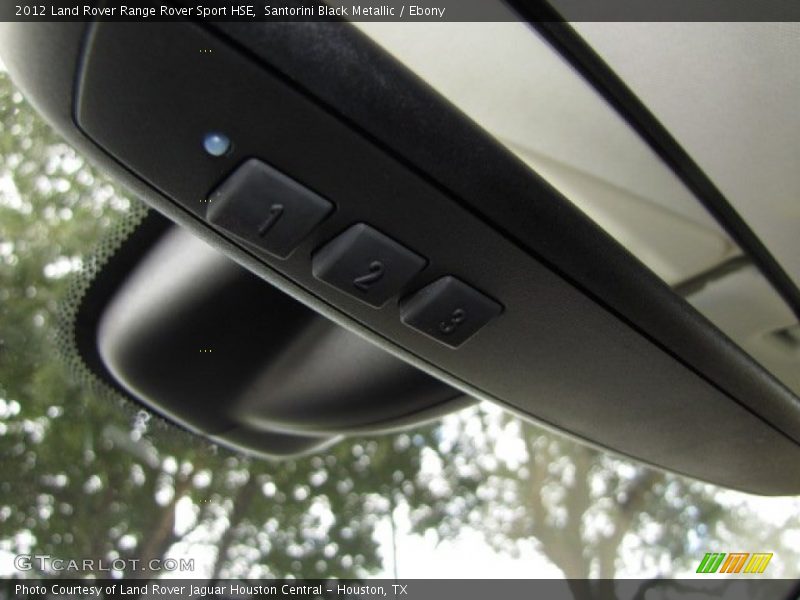 Santorini Black Metallic / Ebony 2012 Land Rover Range Rover Sport HSE