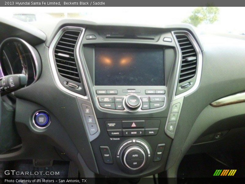 Becketts Black / Saddle 2013 Hyundai Santa Fe Limited