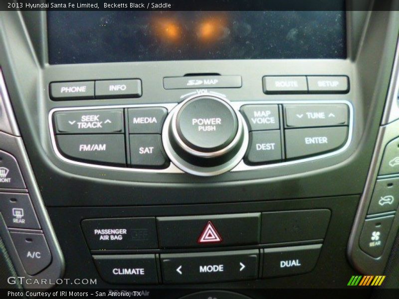 Becketts Black / Saddle 2013 Hyundai Santa Fe Limited