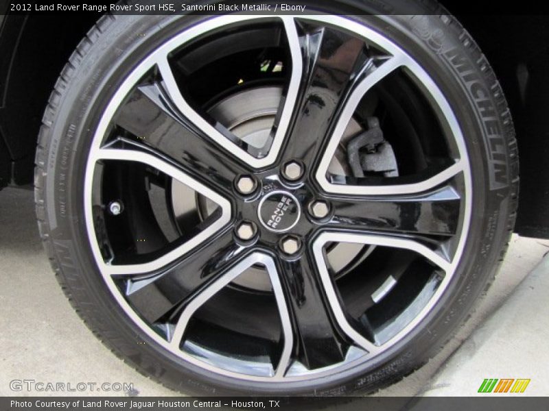 Santorini Black Metallic / Ebony 2012 Land Rover Range Rover Sport HSE