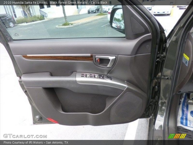 Black Forest Green Metallic / Cocoa Black 2010 Hyundai Santa Fe Limited