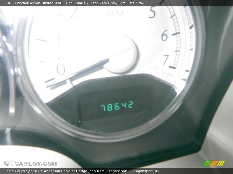 Cool Vanilla / Dark Slate Gray/Light Slate Gray 2008 Chrysler Aspen Limited 4WD