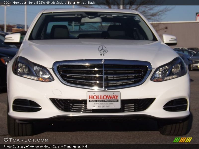 Polar White / Black 2014 Mercedes-Benz E 350 4Matic Sedan