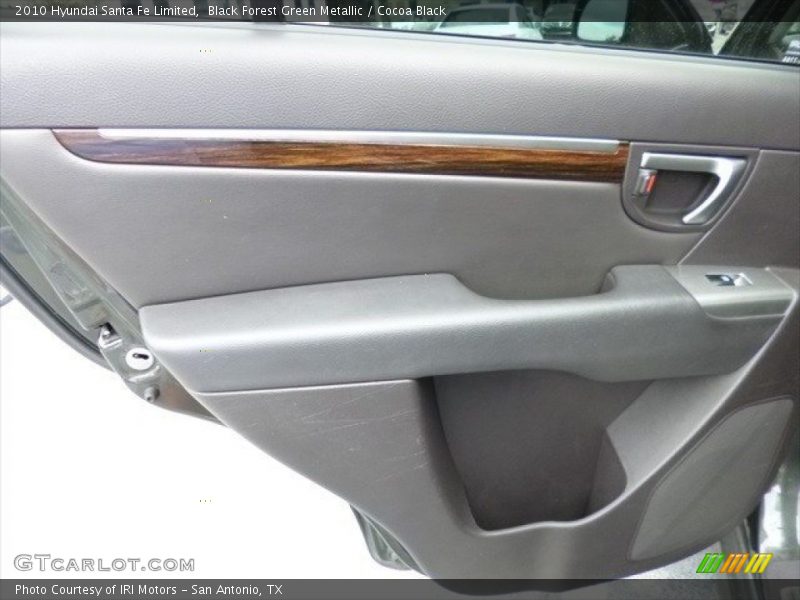 Black Forest Green Metallic / Cocoa Black 2010 Hyundai Santa Fe Limited