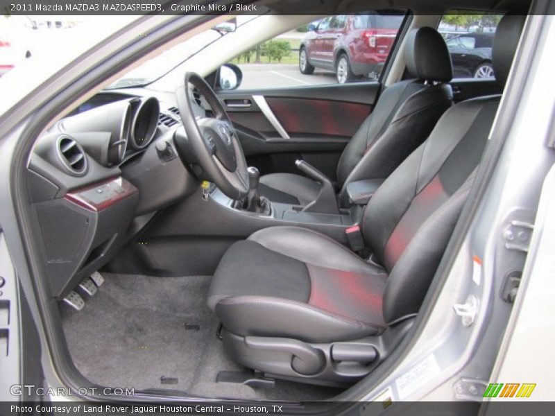 Front Seat of 2011 MAZDA3 MAZDASPEED3