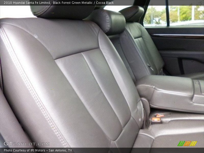 Black Forest Green Metallic / Cocoa Black 2010 Hyundai Santa Fe Limited