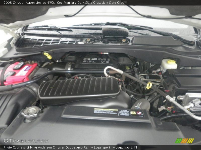 Cool Vanilla / Dark Slate Gray/Light Slate Gray 2008 Chrysler Aspen Limited 4WD