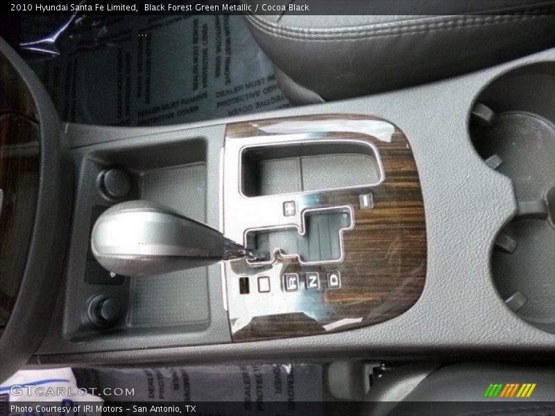 Black Forest Green Metallic / Cocoa Black 2010 Hyundai Santa Fe Limited