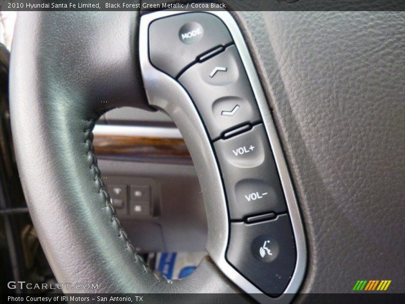 Black Forest Green Metallic / Cocoa Black 2010 Hyundai Santa Fe Limited