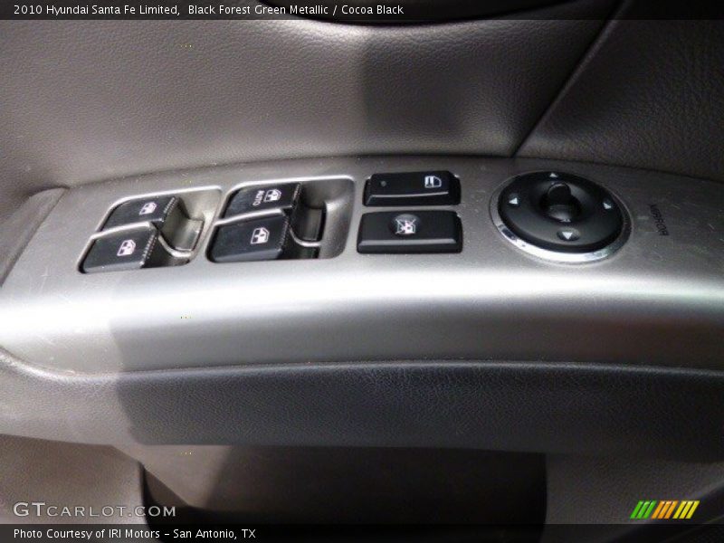 Black Forest Green Metallic / Cocoa Black 2010 Hyundai Santa Fe Limited