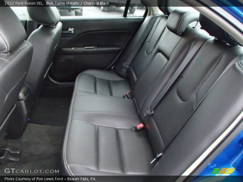 Blue Flame Metallic / Charcoal Black 2012 Ford Fusion SEL