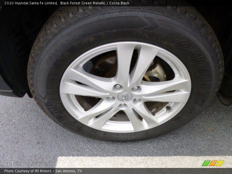 Black Forest Green Metallic / Cocoa Black 2010 Hyundai Santa Fe Limited