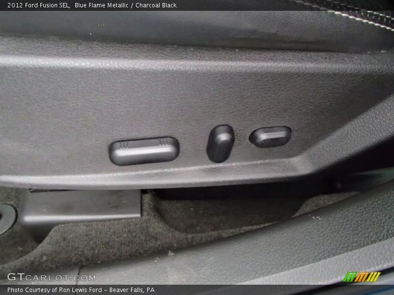 Blue Flame Metallic / Charcoal Black 2012 Ford Fusion SEL