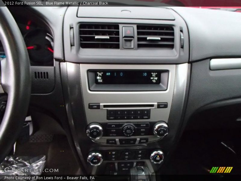 Blue Flame Metallic / Charcoal Black 2012 Ford Fusion SEL