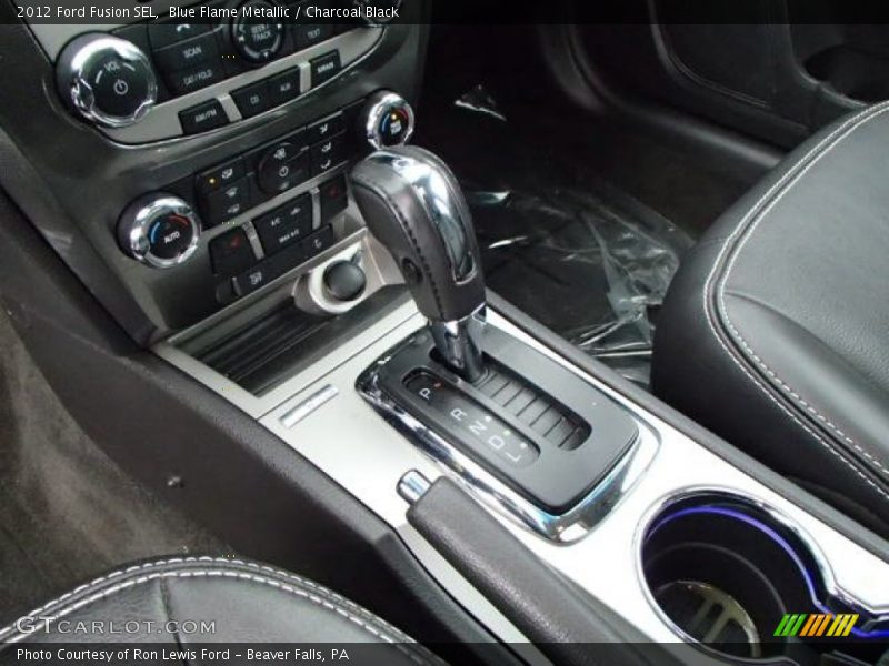 Blue Flame Metallic / Charcoal Black 2012 Ford Fusion SEL