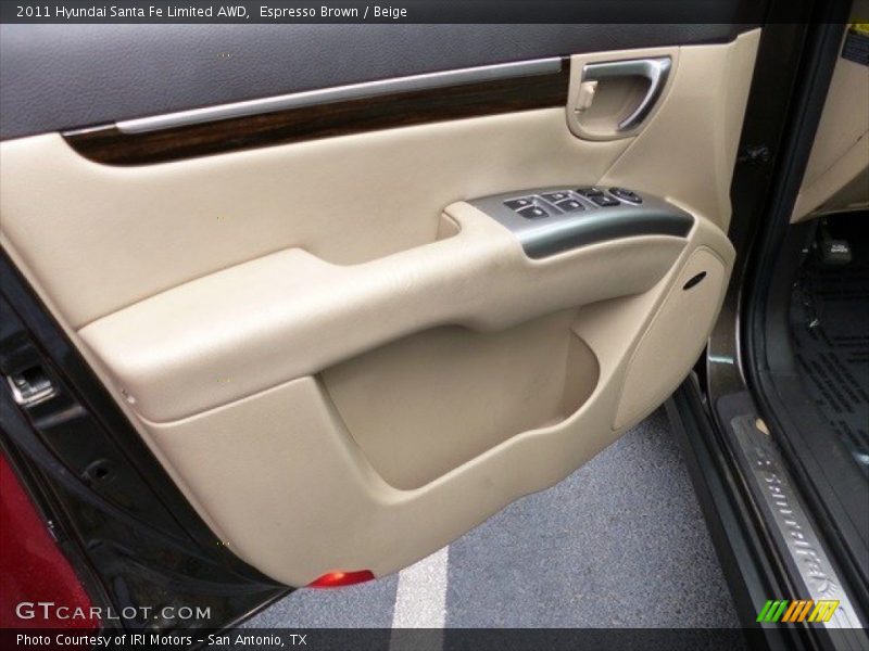 Espresso Brown / Beige 2011 Hyundai Santa Fe Limited AWD