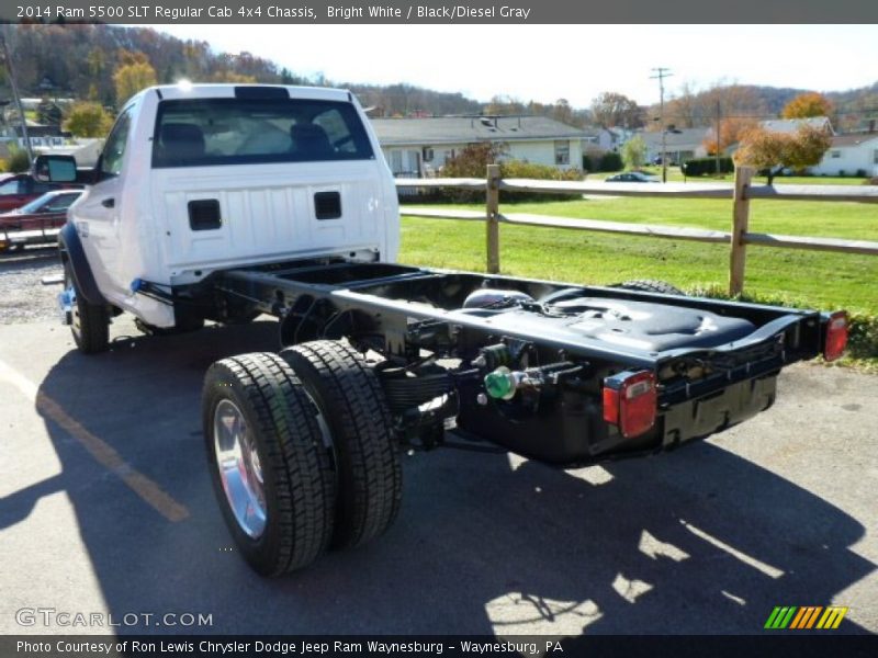 Bright White / Black/Diesel Gray 2014 Ram 5500 SLT Regular Cab 4x4 Chassis