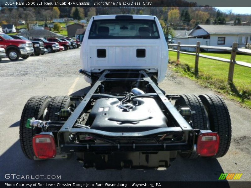 Bright White / Black/Diesel Gray 2014 Ram 5500 SLT Regular Cab 4x4 Chassis