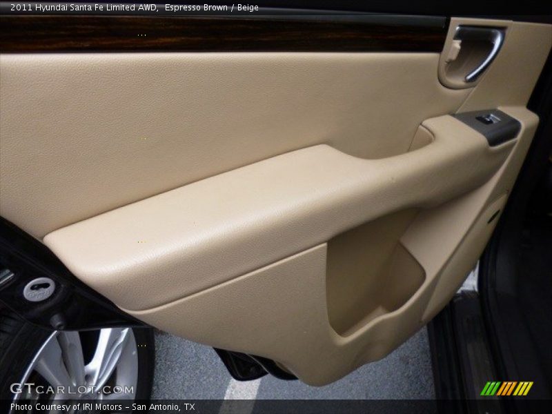 Espresso Brown / Beige 2011 Hyundai Santa Fe Limited AWD